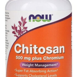 Quitosana, 500 Mg, 240 Cápsulas De Sabor Sem Sabor Da Now Foods