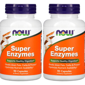 Now Foods Super Enzymes 90 Cápsulas 2un
