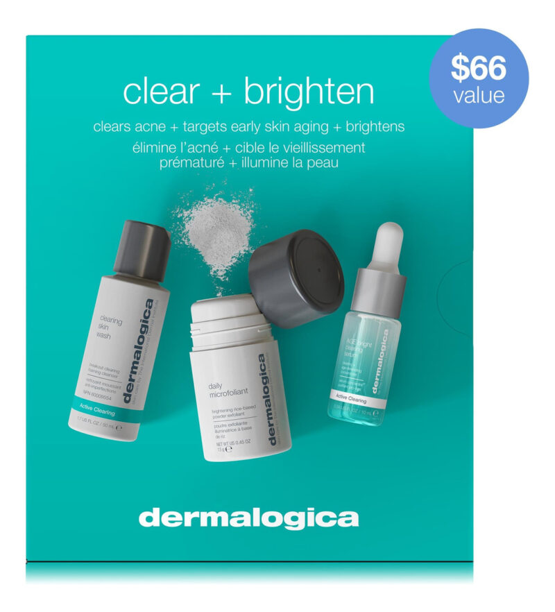 Conjunto De Cuidados Com A Pele Dermalogica Clear And Bright - Image 3