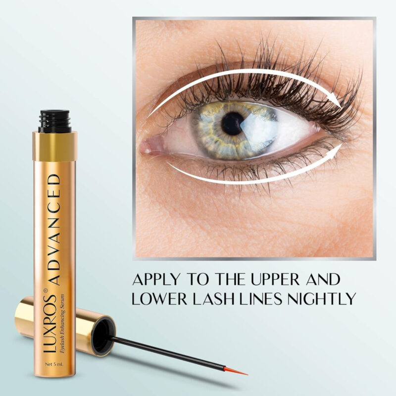Sérum Para Crescimento De Cílios Luxros Advanced 5ml À Base - Image 8