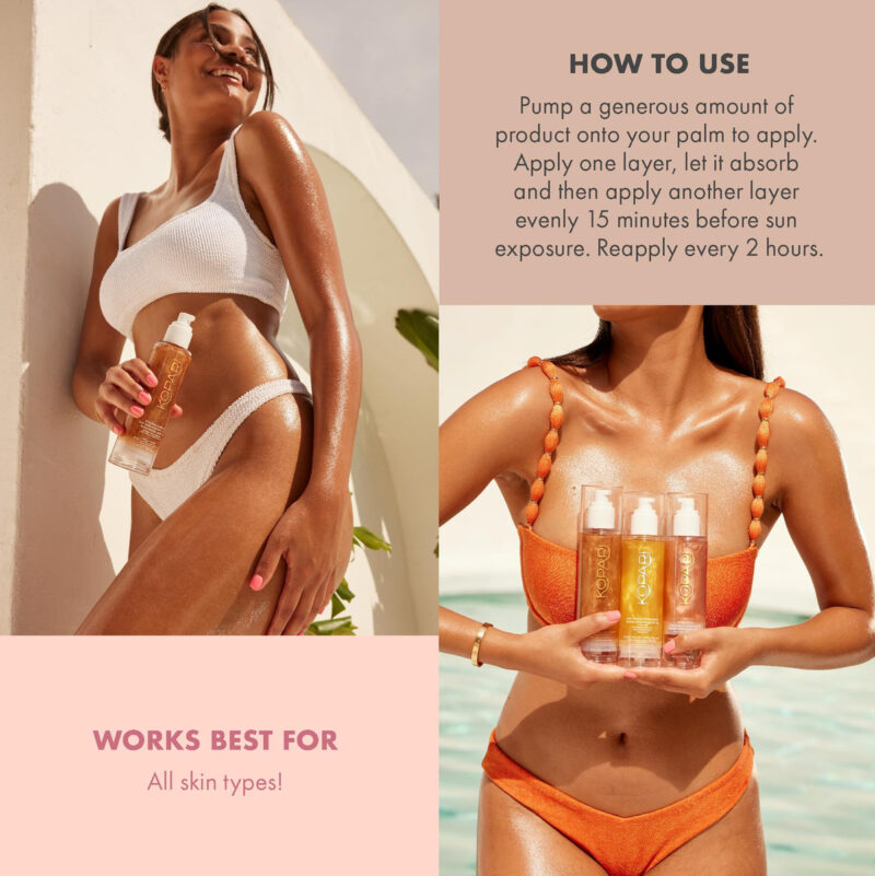 Protetor Solar Kopari Sun Shield Body Glow Spf 30 150ml - Image 5