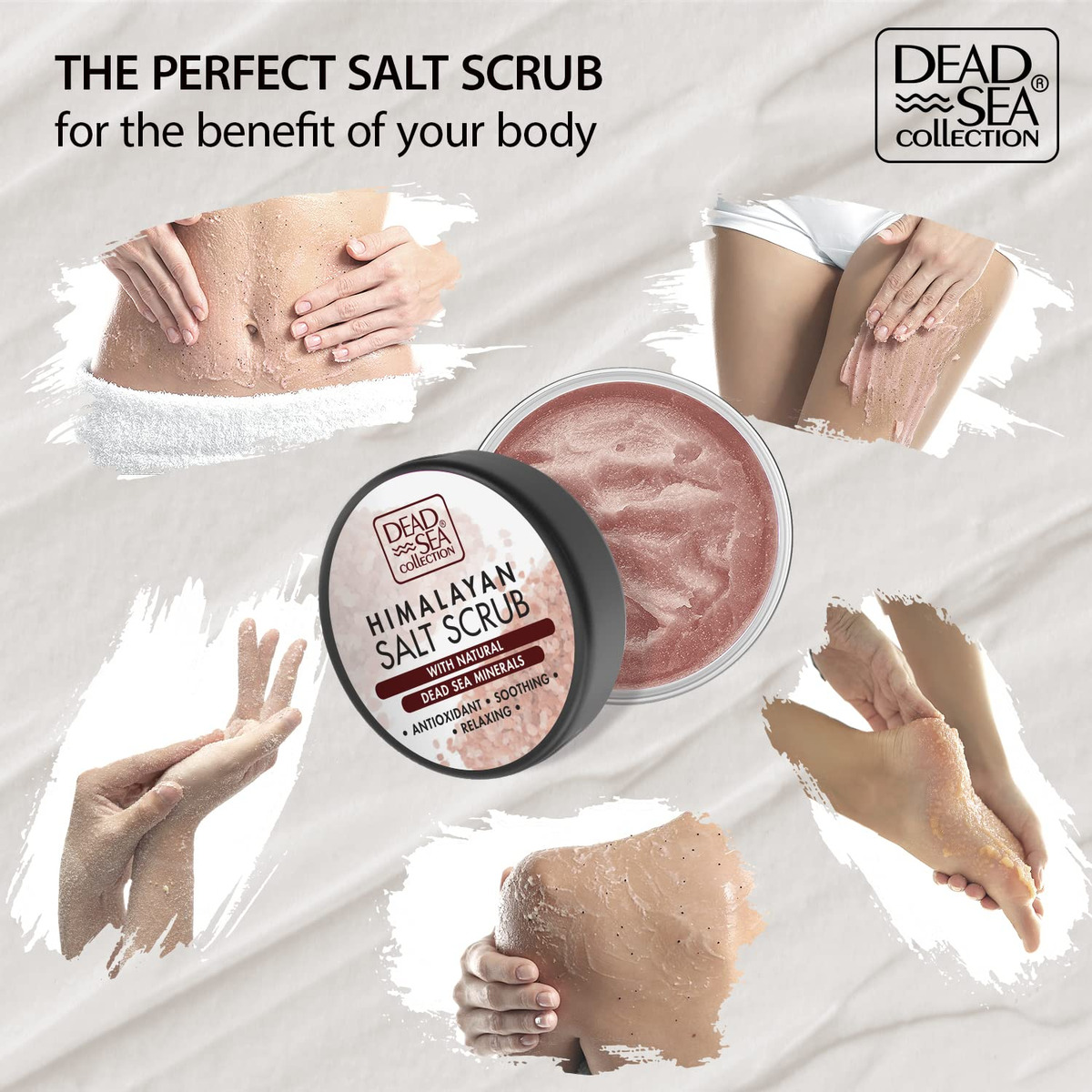 Esfoliante Corporal Dead Sea Collection Sal Com Sal Do Himal - Imagem 5