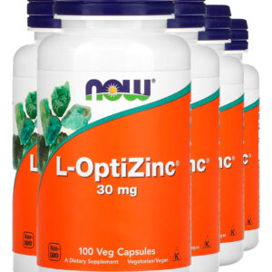 L-optizinc 30mg 100 Veg Cápsulas Importado 5un Now Foods