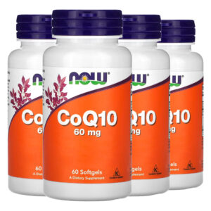 Coenzima Coq10 60mg E Omega-3 Now Foods 60soft Importado 4un