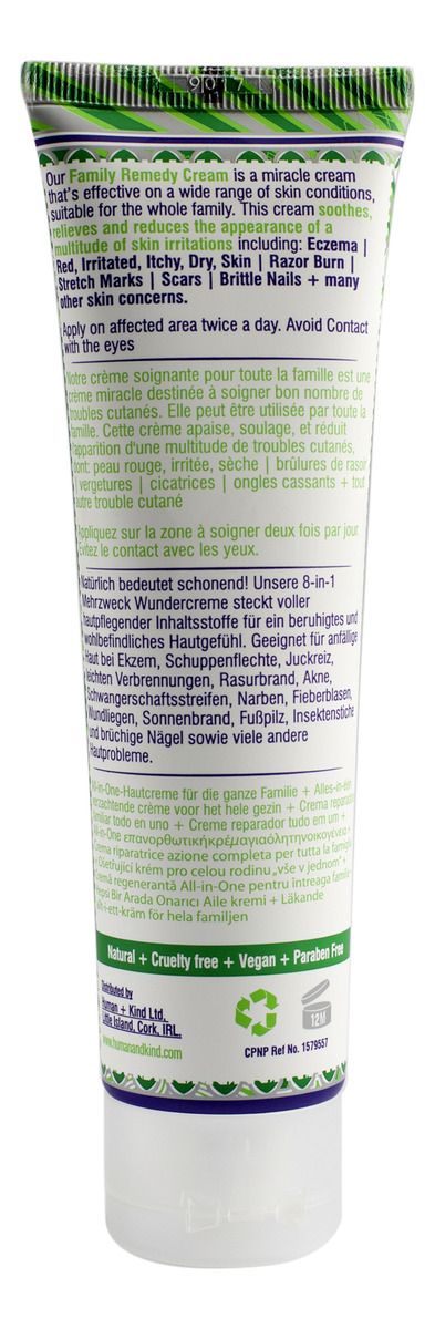 Creme Human+kind Remedy 100g Para Eczema, Psoríase E Acne - Imagem 2