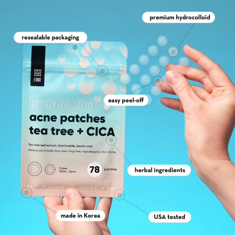 Adesivo Hidrocolóide Para Acne Le Gushe K-beauty Pimple Patc - Imagem 4
