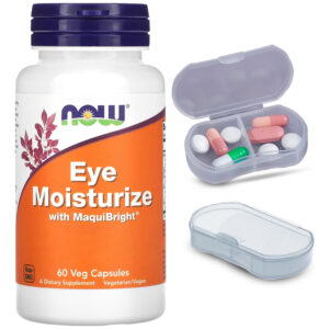 Eye Moisturize Now Foods Maquibright 60cáps + Porta Cápsulas