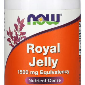 Geleia Real Now Foods Royal Jelly 60 Veg Caps Original