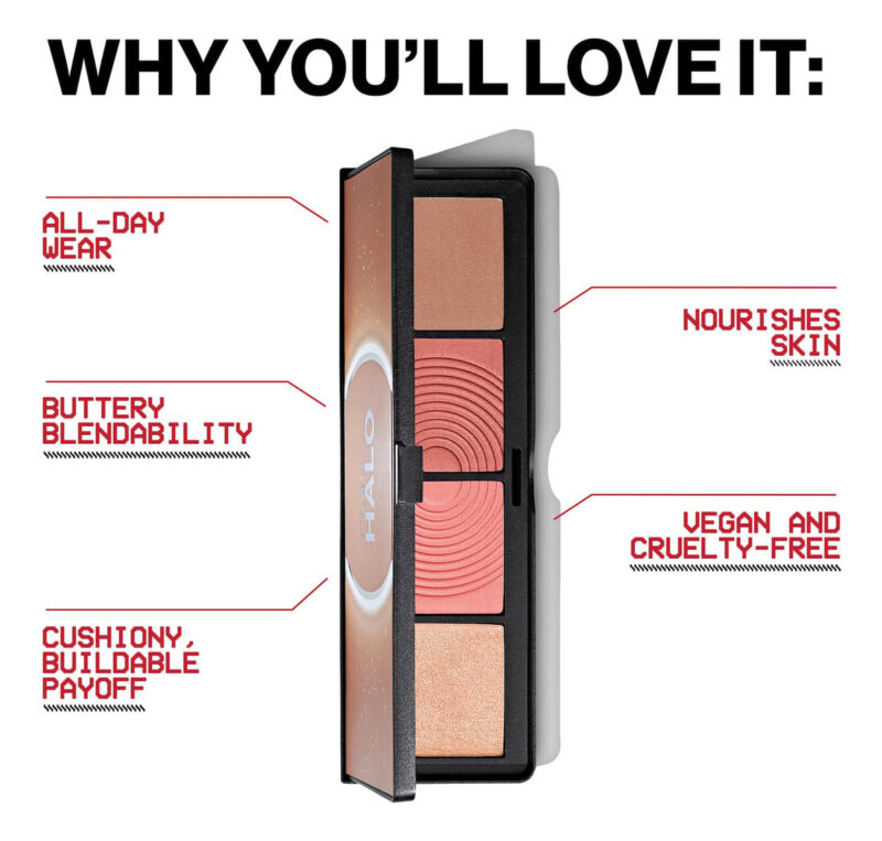 Paleta Facial Smashbox Halo Sculpt + Glow Com Vitamina E - Image 5