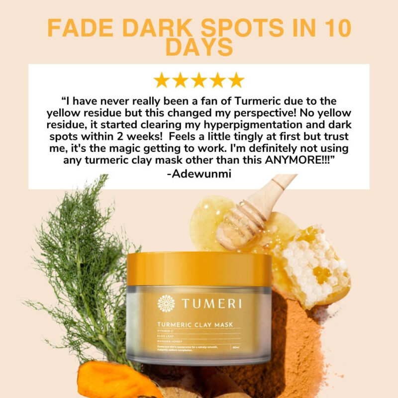 Máscara De Argila Tumeri Turmeric Com Vitamina C E Mel De Ma - Image 7