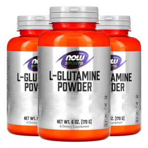 L-glutamina Em Pó Sports 170g Puro Importado 3un Now Foods