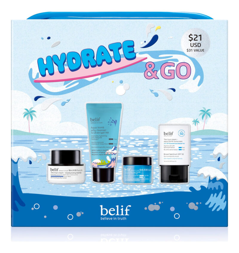 Conjunto De Cuidados Com A Pele Belif Hydrate & Go Kit Conju - Image 2