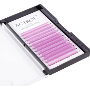 Extensões De Cílios Coloridas Actrol Easy Fan 9-16 Mm Roxo D