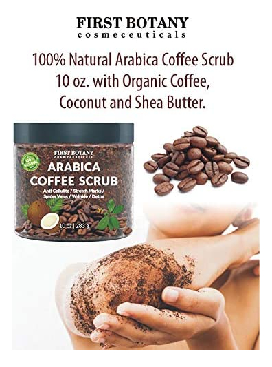 Esfoliação 100% Natural De Café Arábica Com Café Orgânico E - Imagem 6