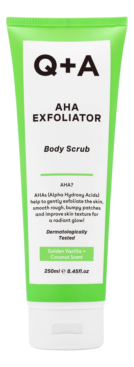 Esfoliante Corporal Q+a Aha Com Ácido Lático E Ácido Glicóli
