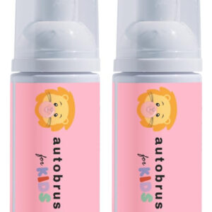 Creme Dental Autobrush Kids Sem Flúor Bubblegum Flavor 50m