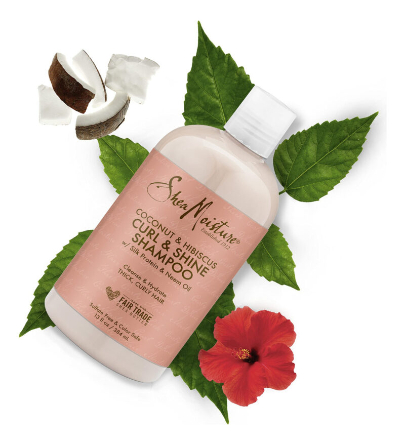 Shampoo Sheamoisture Curl And Shine Coco E Hibisco 385ml - Image 5