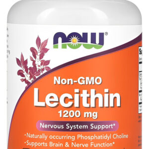 Lecitina Lecithin 1200mg 100cap Softgels Now Foods Sabor N/a