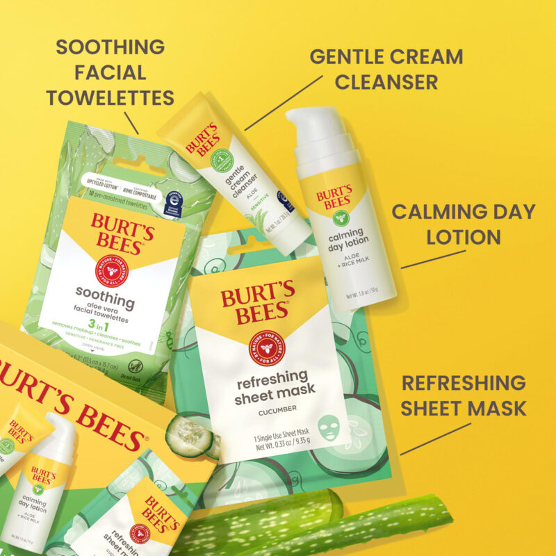 Conjunto De Cuidados Com A Pele Burt's Bees Gentle To-go Com - Image 2