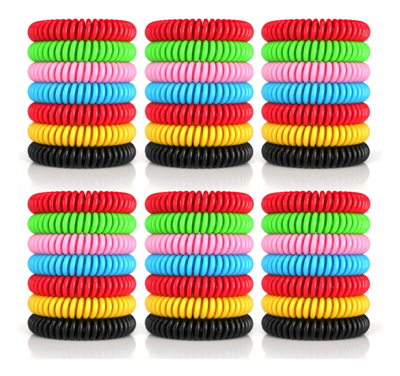 Pulseiras Repelentes De Mosquitos, Buggybands, Pacote Com 60