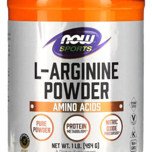 L-arginina Em Pó Now Foods Sports 454g Importado