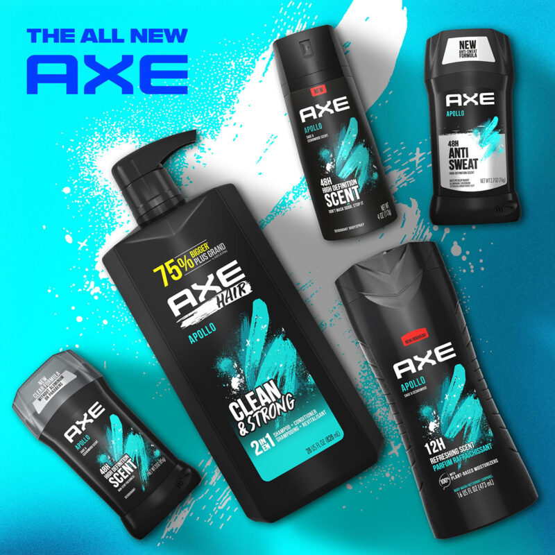 Shampoo E Condicionador Axe Apollo 2 Em 1, 828 Ml, Pacote Co - Image 9