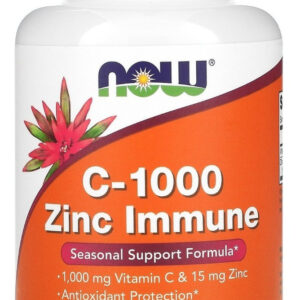 Now Foods C 1000 Y Zinc Immune 90 Cápsulas