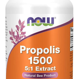 Própolis Abelha 1500 Now Foods Extract 300mg 100 Veg Caps Sabor Sem Sabor