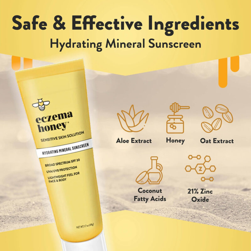 Protetor Solar Mineral Hidratante Eczema Honey - Creme Solar - Image 2