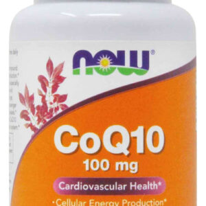 Now Foods Coenzima Coq10 100mg 50 Softgels / No Brasil Sabor Sem Sabor