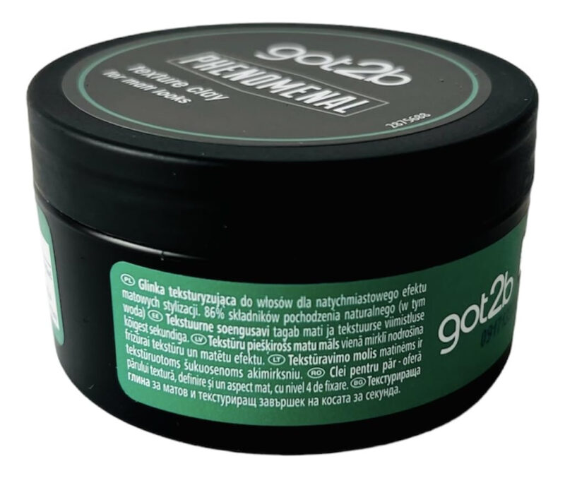 Estilo De Cabelo Clay Got2b Schwarzkopf Textura Fenomenal - Image 7