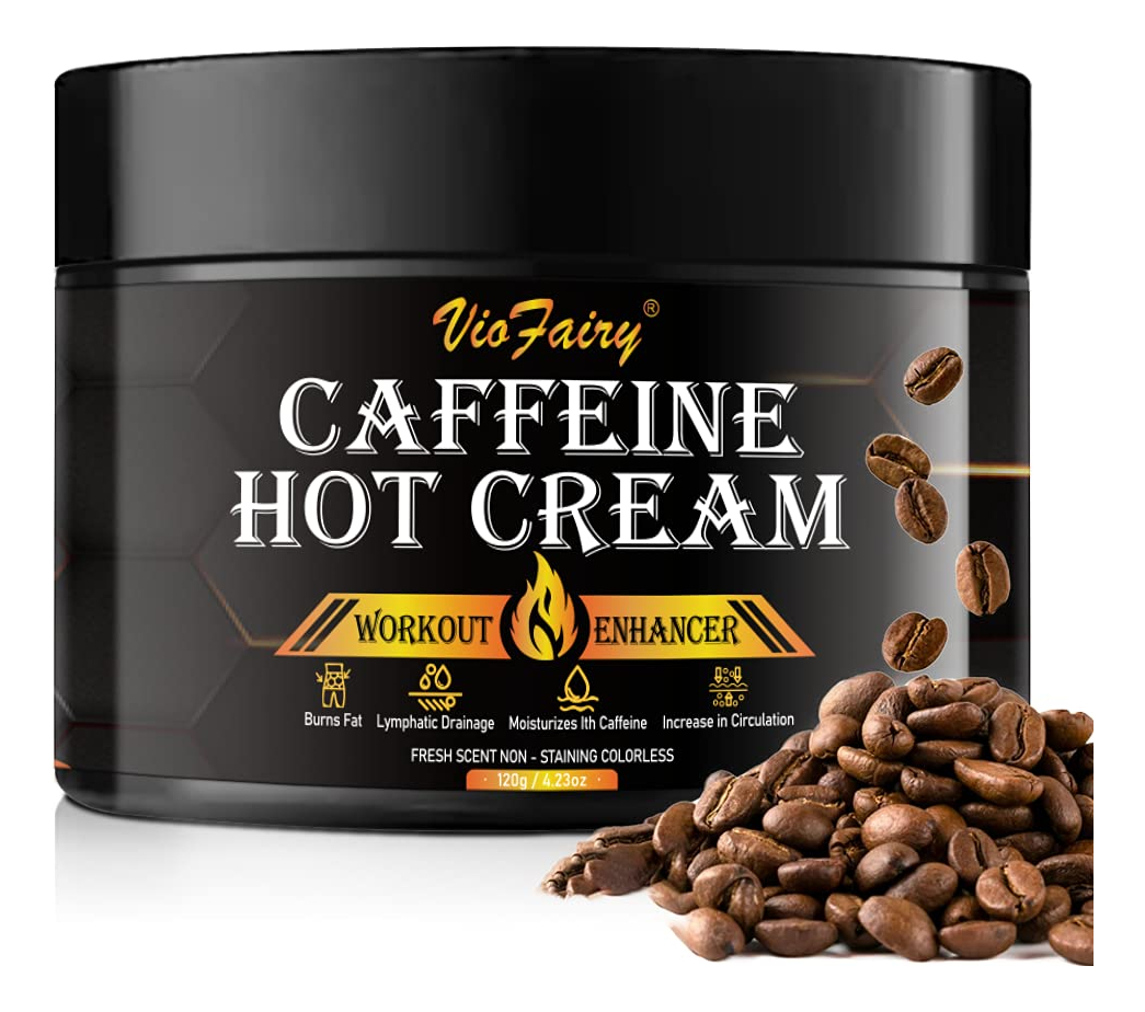 Creme Quente Anticelulite Com Cafeína Viofairy Para Mulheres