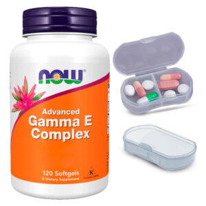 Complexo Gama E Advanced Now Foods 120 Soft + Porta Cápsulas