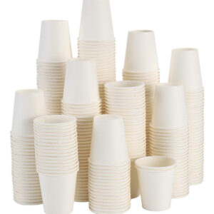 Copos De Papel Kuerqi 90ml, Pacote De 100 Para Enxaguatório