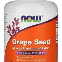 Semente De Uva 100 Mg 200 Cápsulas Now Foods Sabor Sem Sabor