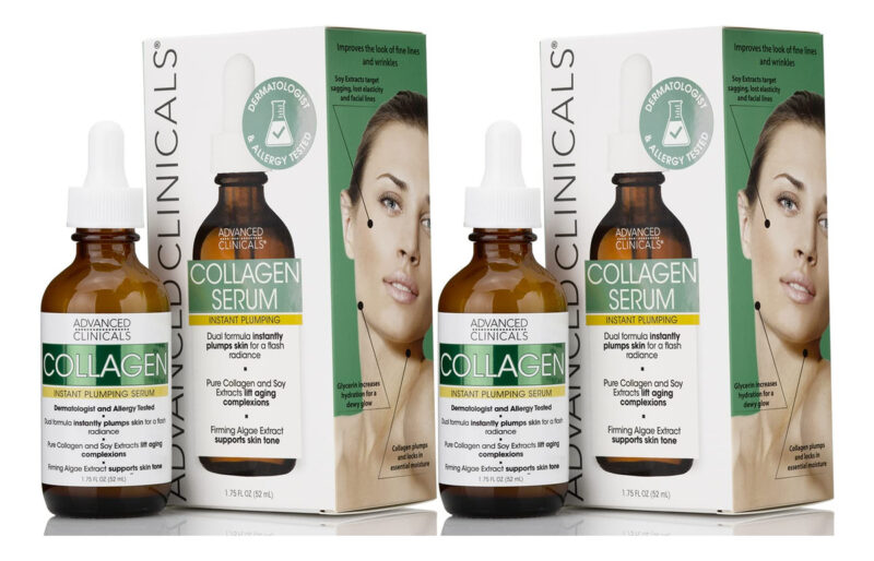 Sérum Advanced Clinicals Collagen Para Endurecer A Pele Faci