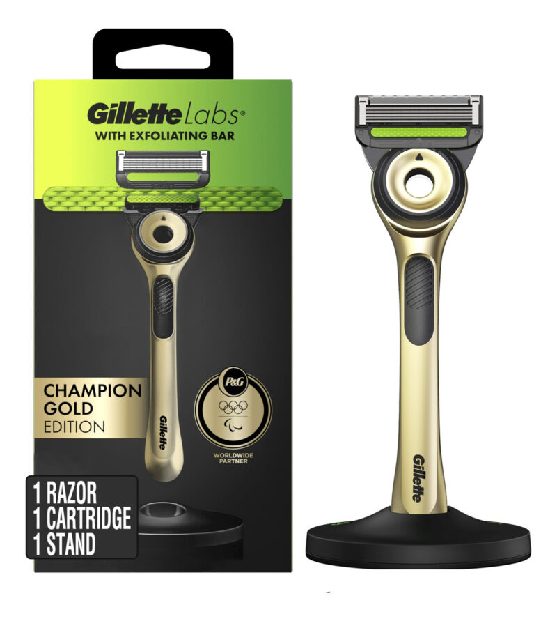 Razor Gillettelabs Champion Gold Edition Com Barra Esfoliant