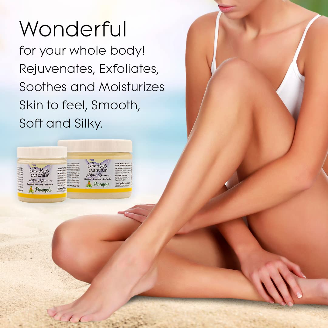 Esfoliante Corporal The Keys Com Sal Marinho E Abacaxi 350ml - Imagem 4