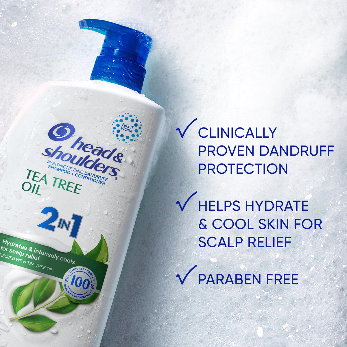 Shampoo E Condicionador Head & Shoulders 2 Em 1 Anticaspa - Imagem 2