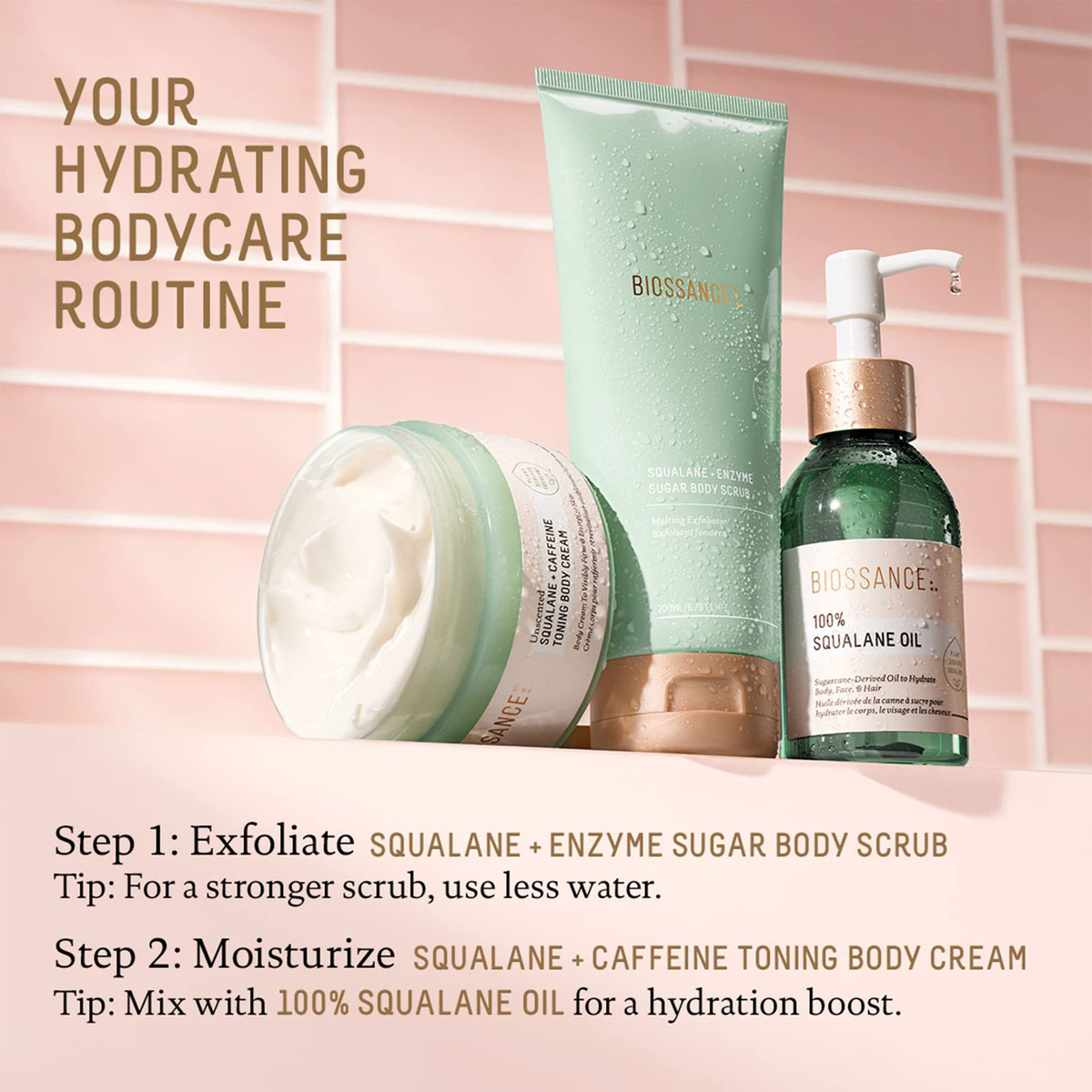 Esfoliante Corporal Biossance Squalane + Enzyme Sugar 200ml - Imagem 8