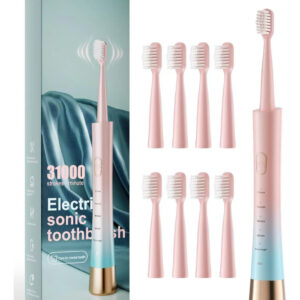 Escova De Dentes Elétrica Ajelu Recarregável Sonic Para Adul