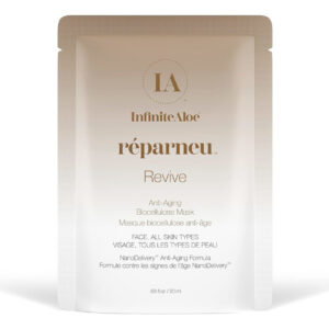 Máscara Facial De Fibra De Biocelulose Infinitealoe, Réparne