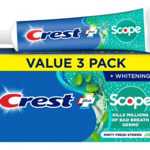 Pasta De Dentes Crest + Scope Whitening 160 Ml - Pacote Com