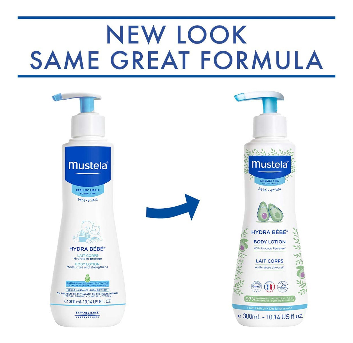 Loção Corporal Mustela Hydra Bebe Hidratante Diária 300ml - - Imagem 2
