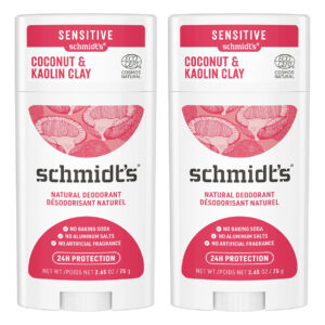 Desodorante Schmidt's Sem Alumínio, Argila De Coco E Caulim