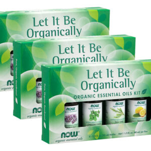 Let It Be Kit Óleos Orgânico Now Foods 4 Em 1 Importado 3un