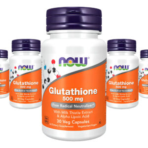 Glutationa 500mg Now Foods Glutathione 30 Veg Caps 5un Sabor Sem Sabor