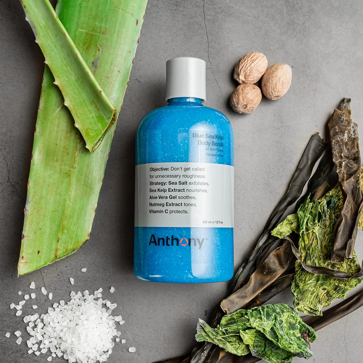 Esfoliante Corporal Anthony, Sal Marinho, Vitamina C, 350ml - Imagem 4