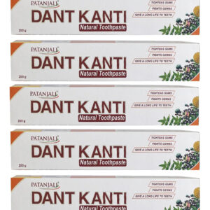 Pasta De Dentes Patanjali Dant Kanti 200g (pacote De 5)