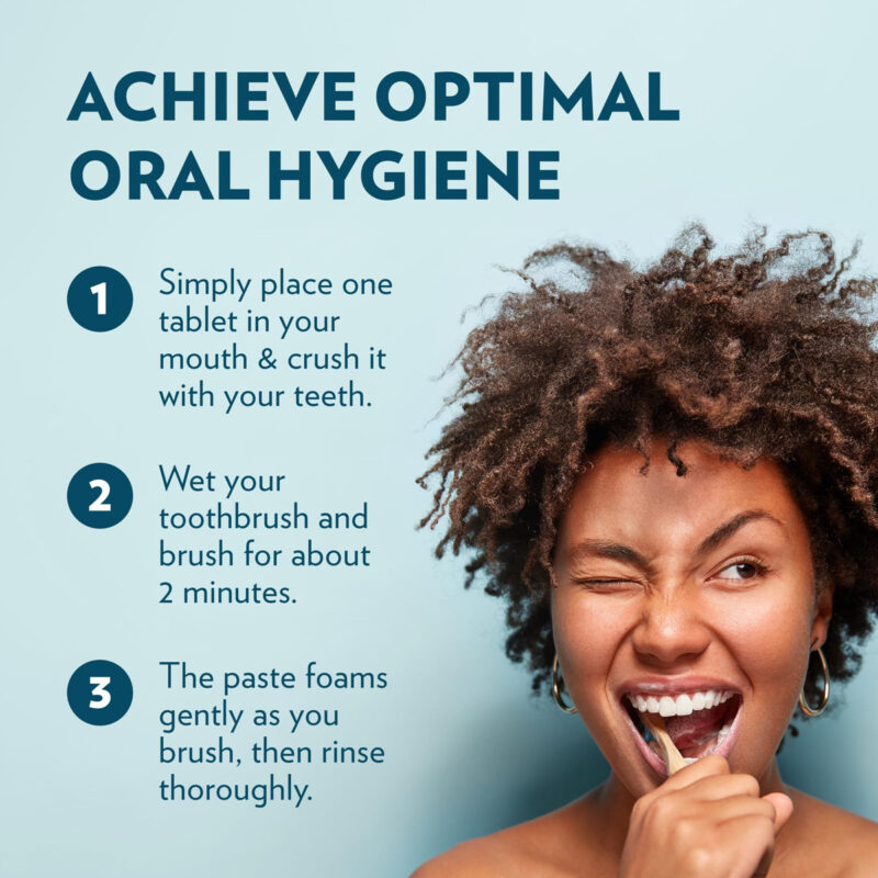 Comprimidos De Creme Dental Ecofam Peppermint Flavor 90 Comp - Image 5